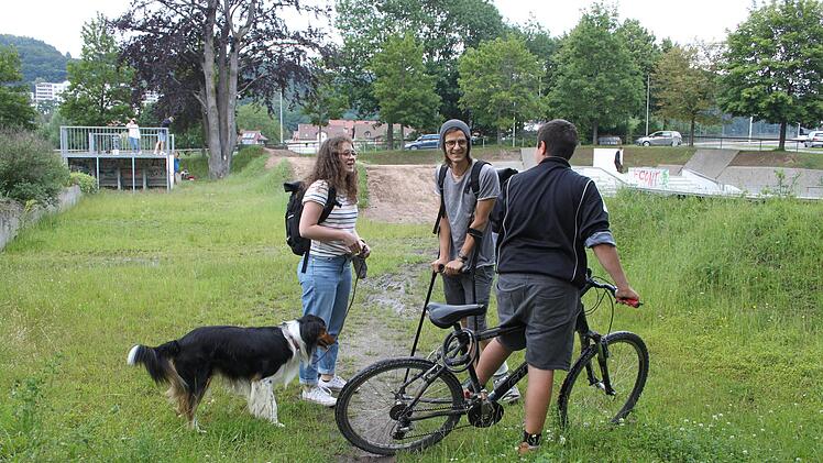 Impressionen von der Arbeit der Kulmbacher Streetworker. Foto: Amelie Theuer
