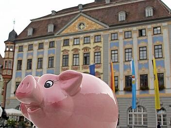 Das Sparschwein könne die Stadt gebrauchen, sagt Oberbürgermeister Norbert Kastner (SPD) - "am besten wohlgefüllt!" Doch Sparanstrengungen allein werden das Defizit der Stadt auf Dauer nicht ausgleichen.  Foto: Simone Bastian