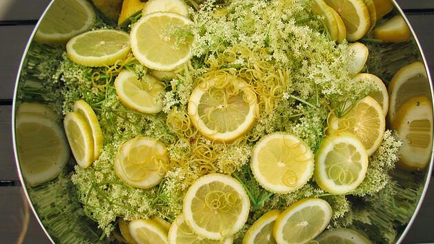 Holunderblüten und Zitrone sind nicht nur optisch ein fabelhaftes Team.