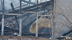 Scheunenbrand in Iphofen