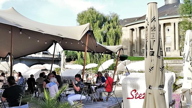 Bad Kissingens Stadtstrand bringt maritime Atmosphäre in die Kurstadt