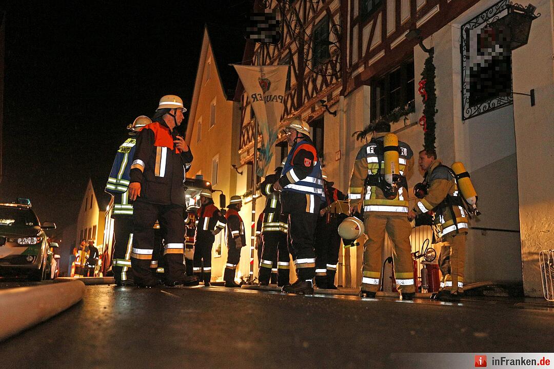 Gaststättenbrand in Schonungen