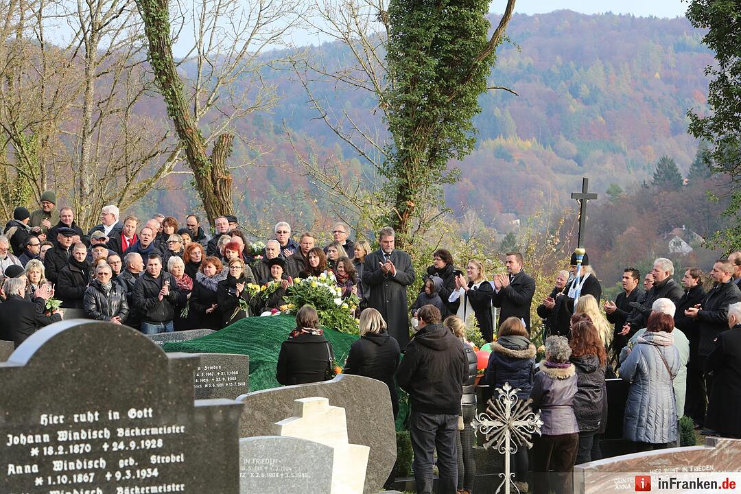 Beerdigung von Oleg Popov in Egloffstein