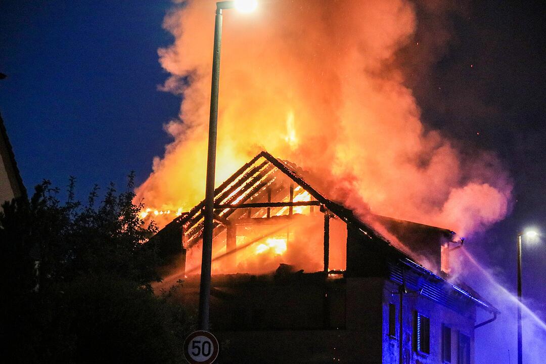 Brand in Frensdorf