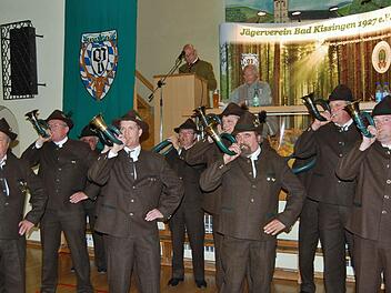 Die Jagdhornbläser in Aktion  Foto: Sigismund von Dobschütz