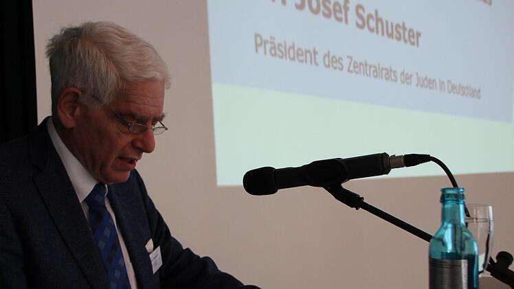 Dr. Josef Schuster bei seinem Vortrag in Bad Bocklet.Johannes Schlereth