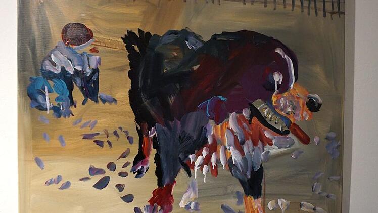 Aus der Ausstellung im Kunstraum   Richard Sänger