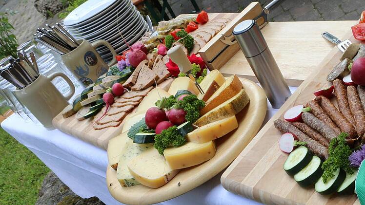 Bio-Brotzeit für die Besucher