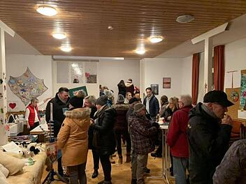 Auch im Warmen war sehr viel los. Foto: Alexander Schneider