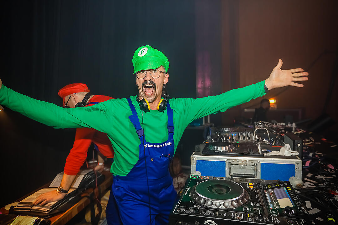 Beste Partystimmung in der Stadthalle