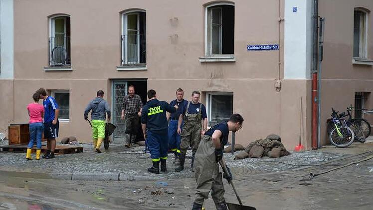 Adam Fischer beim Einsatz in Passau Foto: Privat