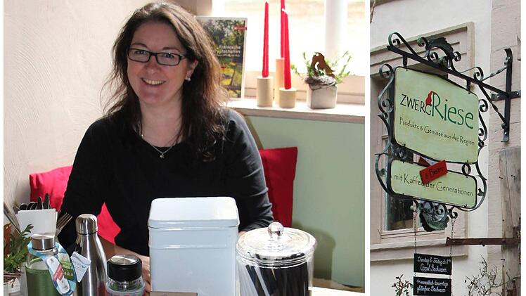 Silke Beck setzt in ihrem ZwergRiesen auf Nachhaltigkeit. Viele Produkte kommen ohne Plastikverpackung aus - sind zudem regional. Foto: Dunja Neupert