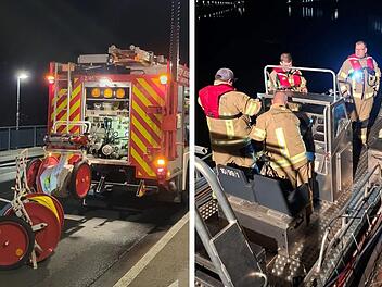 Einsatz auf Main-Donau-Kanal in Bamberg - "Gefahr f&uuml;r Schifffahrt"