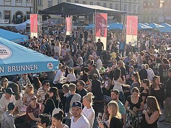 Weinfest auf dem Bamberger Maxplatz