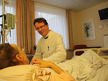 Professor Johannes Kraft, Chefarzt der Geriatrie und der Palliativstation am Klinikum Coburg  Fotos: Christiane Lehmann