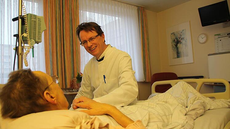 Professor Johannes Kraft, Chefarzt der Geriatrie und der Palliativstation am Klinikum Coburg  Fotos: Christiane Lehmann