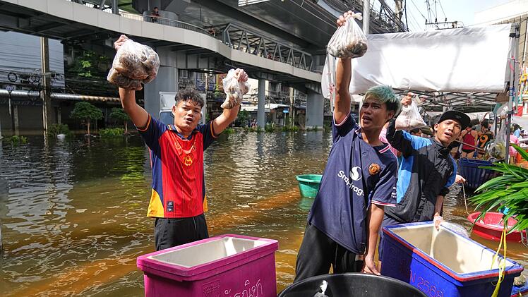&Uuml;berschwemmungen in Bangkok