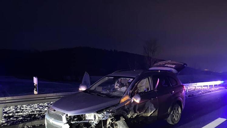 Unfall auf der B4 Neustadt bei Coburg