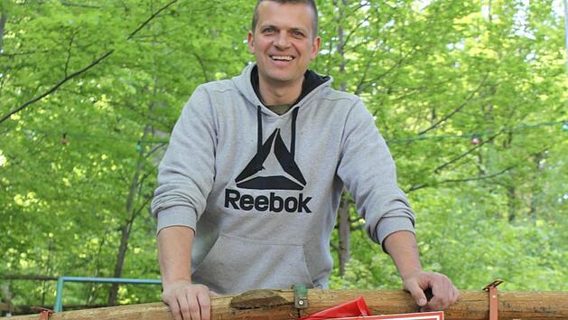 Mike Schmitt im Forchheimer Kellerwald Foto: Carmen Schwind