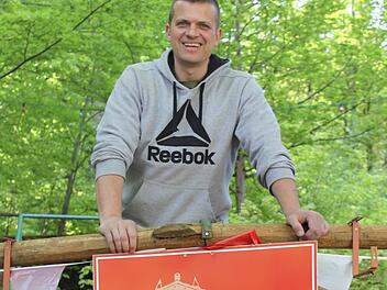 Mike Schmitt im Forchheimer Kellerwald Foto: Carmen Schwind