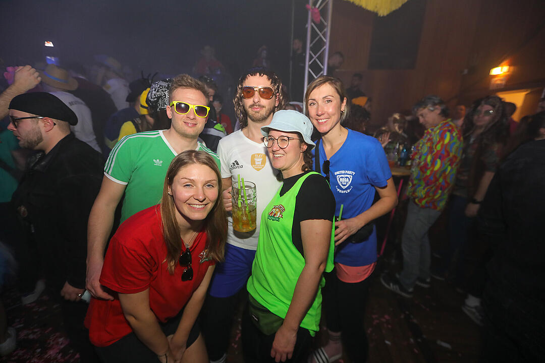 Beste Partystimmung in der Stadthalle