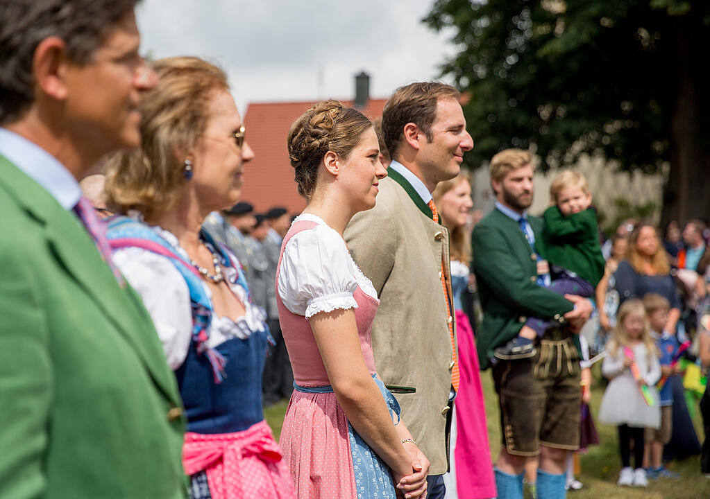 Heimf&uuml;hrung der Braut des F&uuml;rsten Castell-R&uuml;denhausen