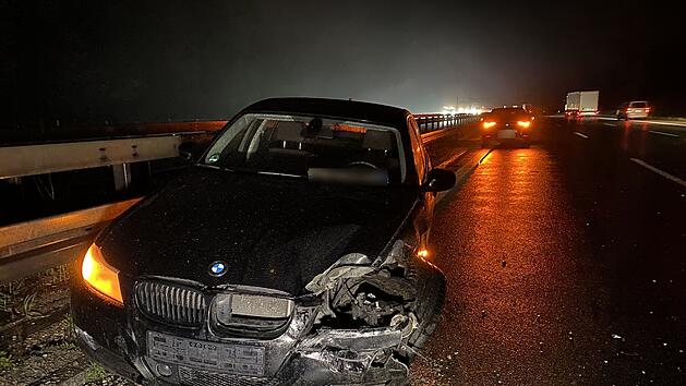 Starkregen in Franken: Mehrere Unfälle auf A3, A73 und A9 - über 100.000 Euro Schaden