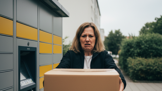 Frau bringt stinkendes Paket zur Polizei in Hof.