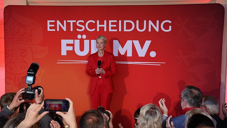 Landtagswahl Mecklenburg-Vorpommern - Wahlparty SPD