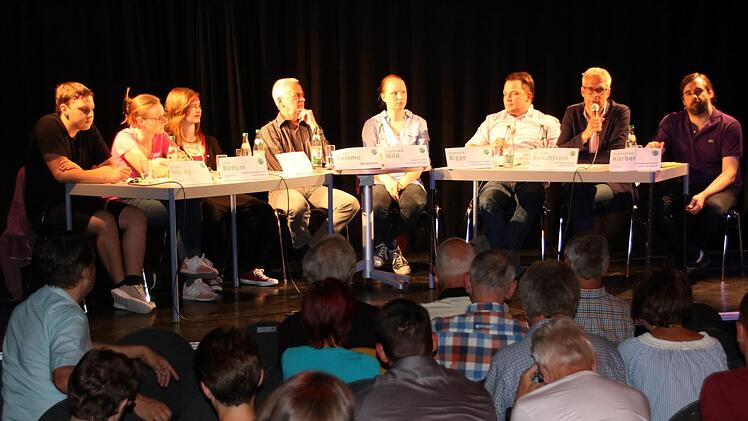 Am Freitag nahmen Forchheimer Politikerinnen und Politiker Stellung zu Klimaschutz-Fragen - das Interesse war groß. Foto: Ronald Heck