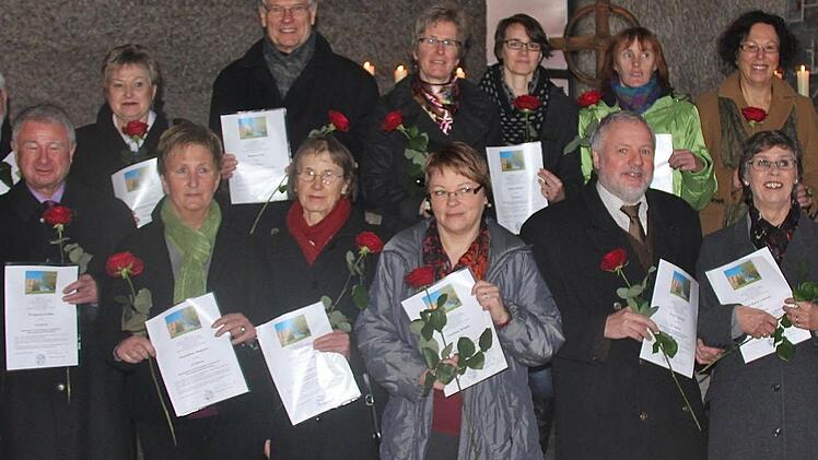 Ehrung langjähriger ehrenamtlicher Mitarbeiter. Foto: Gerd Schaar