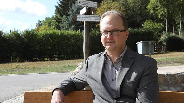 Jan Schiffers setzt als AfD-Direktkandidat auf die Hauptthemen Migration und Sicherheit. Foto: Barbara Herbst