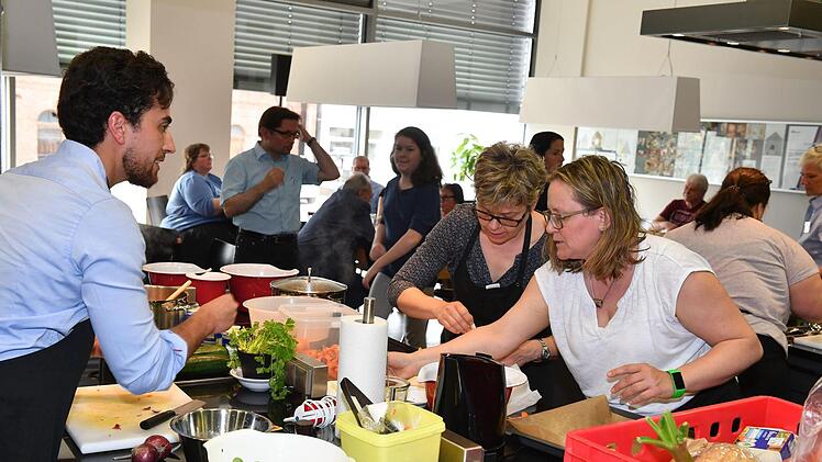 Impressionen vom 4. Kulmbacher Familienkochduell Foto: Ronald Rinklef