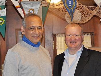 Imran Hassen (l.) ist der neue Stellvertreter des bestätigten Vorsitzenden Roland Kummeth. Foto: privat