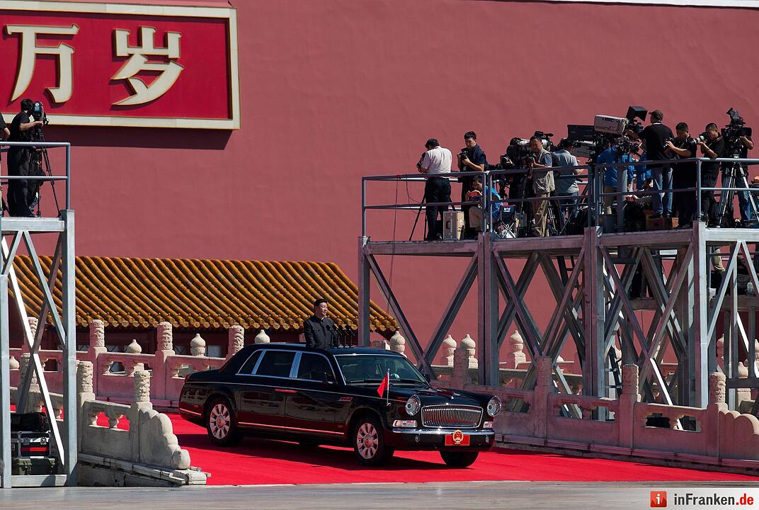 Militärparade in China
