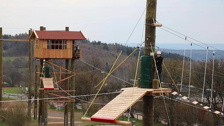 Eindrücke aus dem Hochseilgarten. Foto: Ralf Ruppert