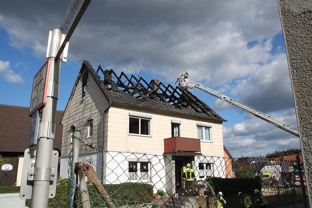 Großbrand in Lichtenfels