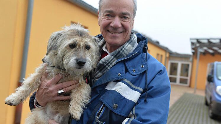 Ein Herz und eine Seele: Nero mit seinem neuen Herrchen Robert Luken Fotos: Ronald Rinklef
