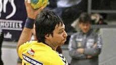 Rückraumspieler Jiri Vitek fehlte der Zug zum Tor.