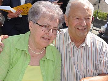 Rosa und Heinrich Heurich feiern Diamantene Hochzeit in Kothen.Petra Heurich