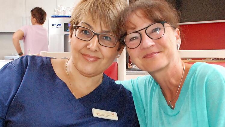 Fellah Meyer und Ramona Ernst lieben ihre Arbeit im Hospiz. Sie nennen sie "wertvolle Lebenszeit".