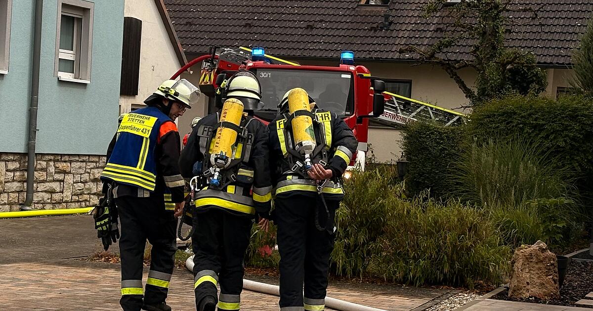 Main-Spessart district: Residents see lightning strike, then the roof ...