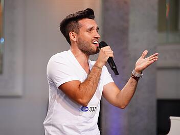 Der Bamberger Flavio Martins tritt am Dienstag in der RTL-Talentschow DSDS auf. TV Now  Stefan Gregorowius