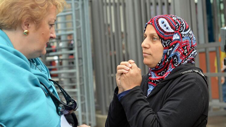 Die Fürther Landtagsabgeordnete Petra Guttenberger (CSU) in Zirndorf.