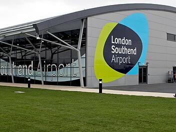 Flugzeugabsturz am Flughafen Southend