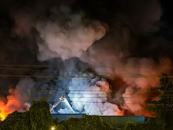 Feuer in Stuttgart