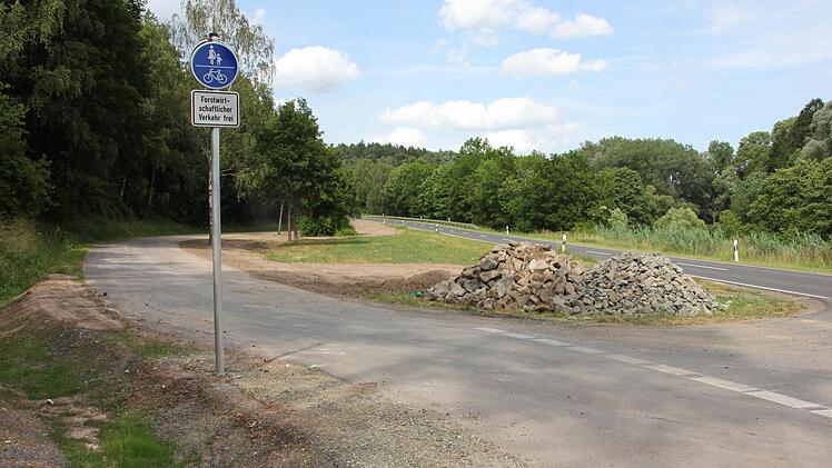 Ein größerer Schwenk bei Birkenfeld.