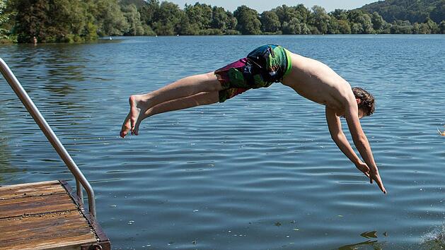 Perfektes Badewetter am Wochenende. Foto: Silas Stein, dpa