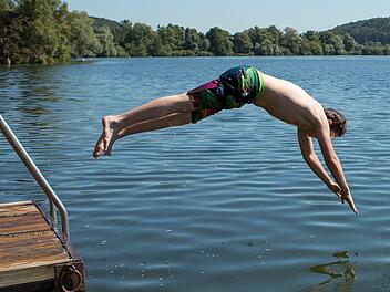 Perfektes Badewetter am Wochenende. Foto: Silas Stein, dpa