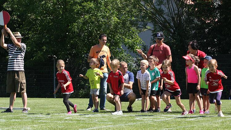 Die Kinderleichtathletik hat beim Leichtathletik-Sportfest in Ramsthal einen hohen Stellenwert.
